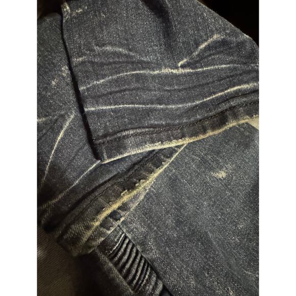 8IGTH/DSTRKT Medium Wash Distressed Embroidered Skinny Denim Jeans Size 15-16 - Picture 12 of 12